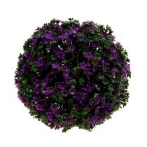 Artículo Bola decorativa violeta hecha de flores bola vegetal artificial Ø15cm 1ud
