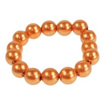 Artículo Cuentas decorativas naranja 8mm 250 piezas