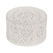 Artículo Cuentas decorativas para enhebrar cuentas artesanales blanco 6mm 300g