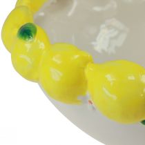 Artículo Cuenco decorativo frutero limón cerámica Ø30cm