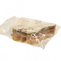 Artículo Percha decorativa mariposas decorativas beige/rosa/amarillo 12cm 12uds