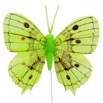 Artículo Deco mariposas verdes 8cm 6pcs