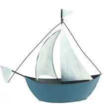 Artículo Velero decorativo barco de metal para decorar 32,5×10×29cm