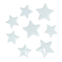 Artículo Deco estrellas para espolvorear blanco 4-5cm 72p