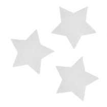 Artículo Estrellas decorativas blancas 7cm 8 uds