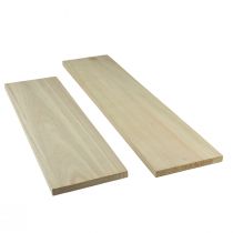 Artículo Bandeja decorativa con patas bandeja de madera Paulownia 55/65cm juego de 2