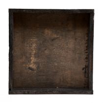 Artículo Bandeja decorativa bandeja cuadrada de madera marrón 20×20×3,5cm
