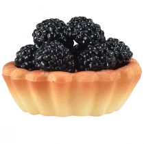 Artículo Mini tartas decorativas con fruta, 6cm, réplicas de tartas artificiales para escaparates y expositores, juego de 4