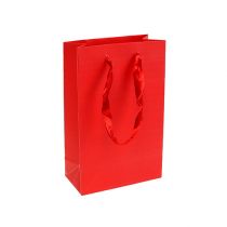 Bolsa deco para regalo rojo 12cm x19cm 1ud