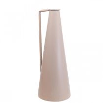 Artículo Jarrón decorativo metal jarro decorativo rosa cónico 15x14,5x38cm