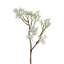 Deco rama verde-blanca L43cm 4pcs