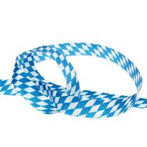 Cinta decorativa azul-blanca 15mm 20m