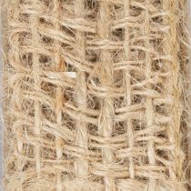 Artículo Cinta decorativa de yute, natural, 25 mm; cinta de yute; cinta rústica para regalos, 10 m