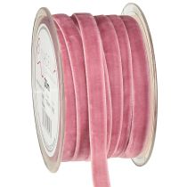 Artículo Cinta decorativa terciopelo morado claro 10mm 20m