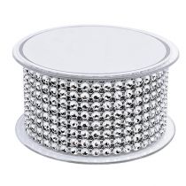 Artículo Cinta decorativa efecto calle plata 40mm 2m