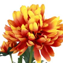 Artículo Flores artificiales decoración dalias flores artificiales naranja 62cm