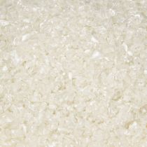Artículo Gránulos decorativos, gránulos de vidrio, arena decorativa 1-2 mm, nácar, 2 kg