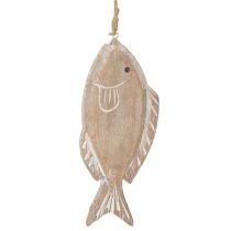 Artículo Colgador de madera decorativo para peces, 21 cm, 2 unidades