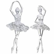 Percha deco decoración árbol de Navidad Bailarina 18cm 2pcs