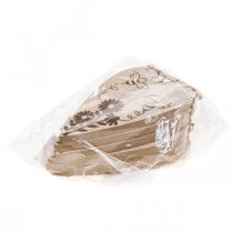 Artículo Colgador decorativo de madera corazones decorativos flores abejas decoracion 10x15cm 6 piezas