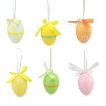 Artículo Colgador decorativo huevos de Pascua de plástico para colgar 4×5,5cm 12ud