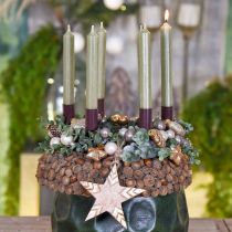 Corona decorativa verde eucalipto Corona artificial de eucalipto Ø32cm