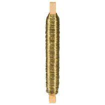 Artículo Envoltura de Alambre de Esmalte Decorativo Alambre Oro 0.50mm 50m 100g