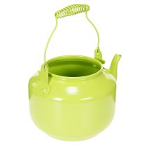 Artículo Tetera decorativa como florero, estilo retro nostálgico.
