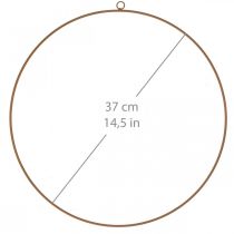Aro decorativo, anillo de metal, anillo decorativo para colgar patina Ø37cm 3pcs
