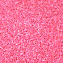 Artículo Arena decorativa rosa para manualidades, arena coloreada 0,5mm rosa neón 1kg