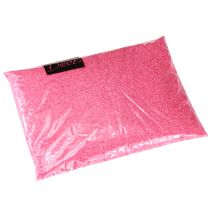 Artículo Arena decorativa rosa para manualidades, arena coloreada 0,5mm rosa neón 1kg