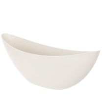 Artículo Cuenco decorativo beige 55,5cm x 14cm H17,5cm 1 pieza