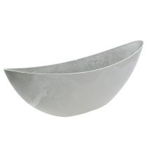 Artículo Cuenco decorativo gris claro 55,5 cm x 14 cm H17,5 cm 1 pieza