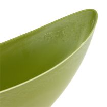 Artículo Cuenco decorativo verde claro 55,5 cm x 14 cm H17,5 cm 1 pieza