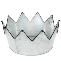 Artículo Cuenco decorativo de metal con forma de corona, Ø26,5/22,5/19 cm, juego de 3