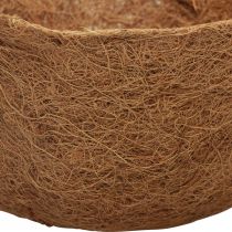 Artículo Cuenco de flores redondo, cuenco de fibra natural, cuenco de planta de coco de unos 30 cm