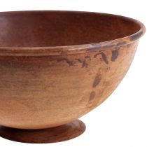 Artículo Cuenco decorativo cuenco de metal decoración óxido vintage Ø34cm H12cm