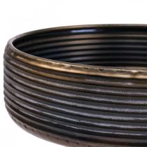 Cuenco decorativo cuenco grande metal aspecto envejecido 30/38/46cm juego de 3