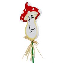 Decoración enchufe seta 6,5cm L27cm 24pcs