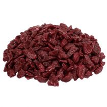 Piedras decorativas 9mm - 13mm 2kg burdeos