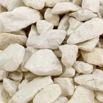 Piedras decorativas 9mm - 13mm 2kg crema