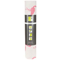 Artículo Tela decorativa Flamingo Blanco-Rosa 30cm x 3m