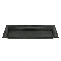 Artículo Bandeja decorativa veteada antracita 36x17cm 6ud