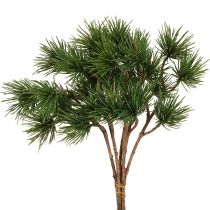 Artículo Ramas decorativas de pino artificial, ramas de pino verde, 28 cm, 6 unidades