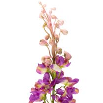 Artículo Delfinio decorativo como flor artificial para elegantes detalles florales, 79 cm, 3 piezas