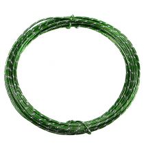 Hilo de aluminio diamante verde manzana 2mm 10m