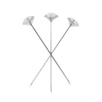 Agujas diamantadas Ø11mm trans transparentes 55uds