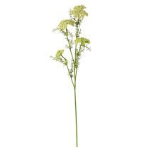 Artículo Planta artificial de eneldo con tallo largo flor de prado verde blanco 87cm