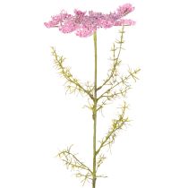 Artículo Planta artificial de eneldo con flores de seda para diseño interior moderno de 70 cm.