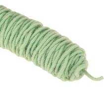 Artículo Cordón de fieltro hilo mecha verde claro 55m